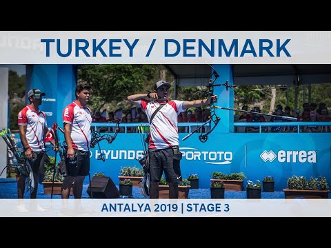 Turkey v Denmark – compound men's team gold | Antalya 2019 World Cup S3