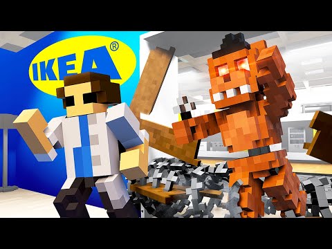 We Built a Base in IKEA Against FNAF - Teardown Mods Gameplay