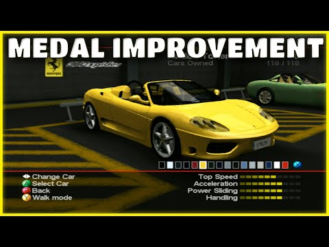 PGR2 - Ferrari 360 Spider Medal Improvement - Speed Camera Platinum