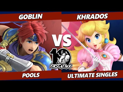 First Attack 2022  - Goblin (Roy) Vs. Khrados (Peach) Smash Ultimate Tournament