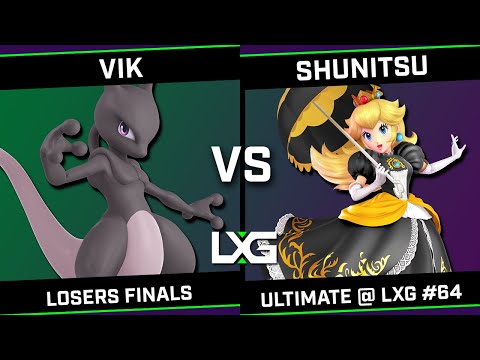 Vik (Mewtwo) vs Shunitsu (Peach) - Smash Ultimate @ LXG 64 - Losers Finals