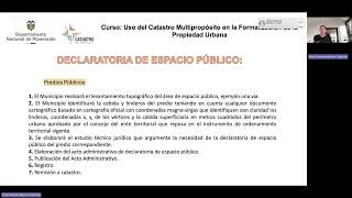 Módulo 3 (Tema 2) Uso del Catastro Multipropósito en la Formalización de la Propiedad Urbana