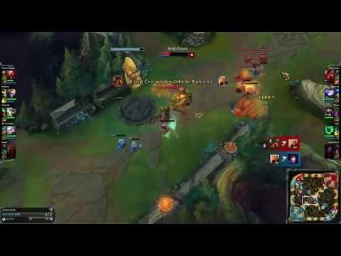 [LoL] Diamond Azir 2v1 Outplay