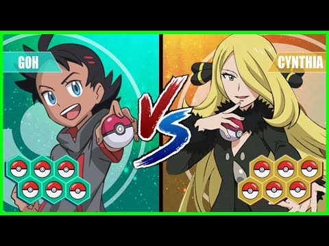 Pokemon Battle Pedia: Goh Vs Cynthia