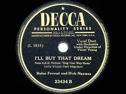 Video thumbnail for I’ll Buy That Dream