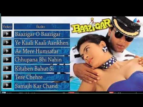 Baazigar movie all mp3 songs (1993)supar hit hindi songs! 90s romantic hits song!