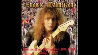 YNGWIE MALMSTEEN: ON THE RUN AGAIN- LIVE 1985