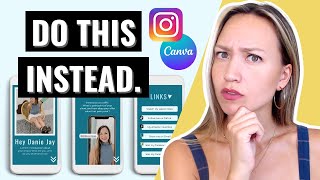 How to Create a Linktree/Website in Canva for Instagram Bio Link - Free, Customizable Alternative