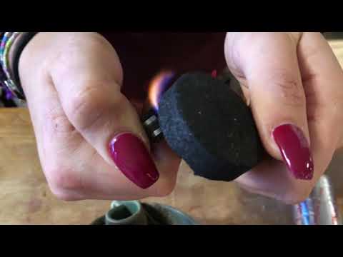 YouTube video about: How to light charcoal incense burner?