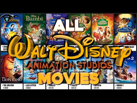 All Walt Disney Animation Movies (1937-2027)