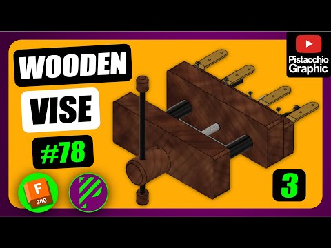 Free STL file #78 Wooden Vise | Fusion 360 | Pistacchio Graphic 🪵・3D ...
