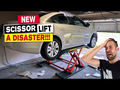I Bought a Chinese Katools Car Scissor Lift and it's a TOTAL DISASTER! Unboxing & Review Katools X80