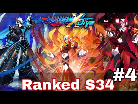 [Mega Man X DiVE] Season 34 Ranked Match #4 | Zero Team | Road To GA (2nd Alt)