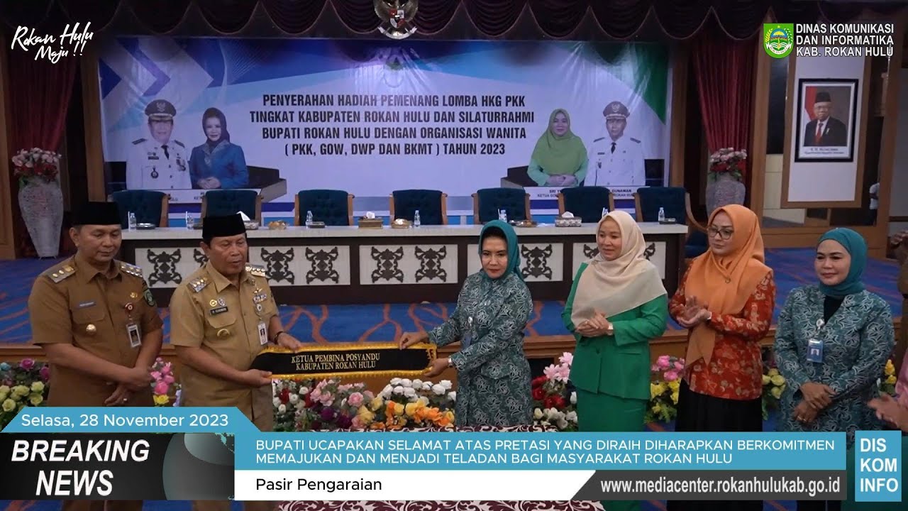 Bupati Sukiman Serahkan Hadiah Pemenang Lomba HKG