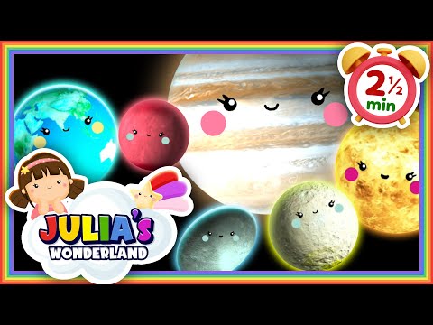 Solar System and Dwarf Planets For Kids - Sensory Space Jazz Dancing Planets!