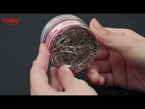 Foska  Stationery Paper Clips for Office 28mm AS1002