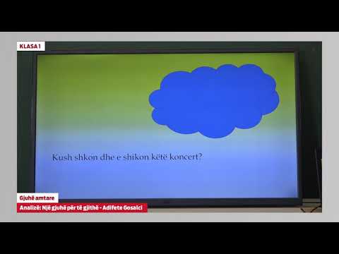 e Mesimi Klasa 1 - 1027 Gjuhë Amtare - Analizë - Një gjuhë për të gjithë