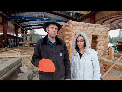 Handcrafting Pre-Assembly Log Second Floor- Building our Montana Homestead- Part 7