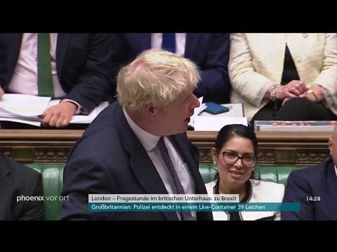 Fragestunde im britischen Unterhaus zum Brexit am 23.10.19