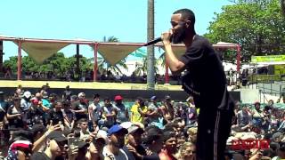 Chaz French shows off his flow with &quot;IDK&quot; at Rolling Loud