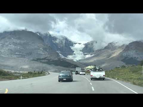 Scenic Drive From Banff To Jasper, Alberta. Canada [4K]