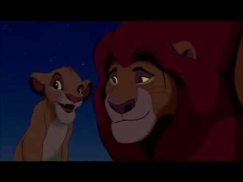 The Lion King - Simba and Mufasa scene