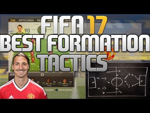 FIFA 17 - BEST FORMATION/AUFSTELLUNG VON MANCHESTER UNITED + ANWEISUNGEN (TIPPS) (DEUTSCH)