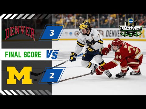 Denver vs Michigan Hockey Game Highlights, NCAA 2022 Frozen Four Semifinal