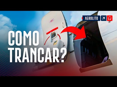 Como se TRANCA um avião? | EP.966