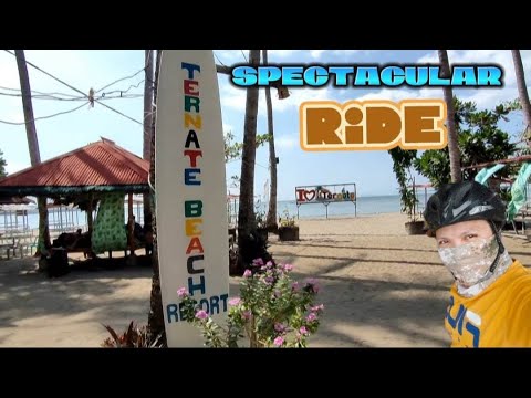 Spectacular Bike ride to Palm Beach of Ternate Cavite- Philippines [ 4K ]