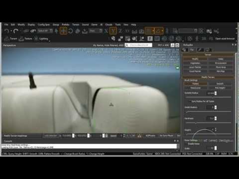 CryEngine 3 SDK: How to Move Sections of Terrain (Move Area tool)  - Tutorial 12