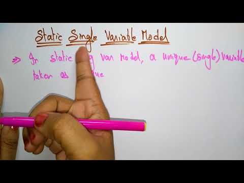 static single variate model | software engineering |