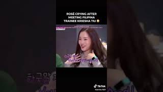 Download lagu Rose crying after meeting Filipino trainee Kriesha Tiu mp3