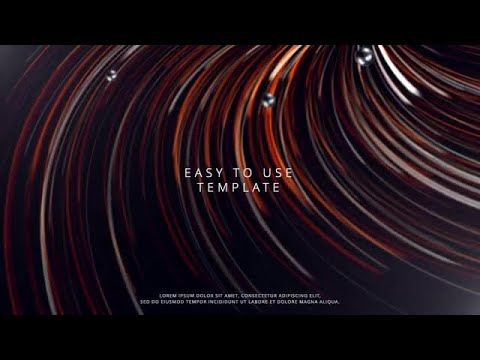 Abstract Lines Titles Final Cut Pro Templates