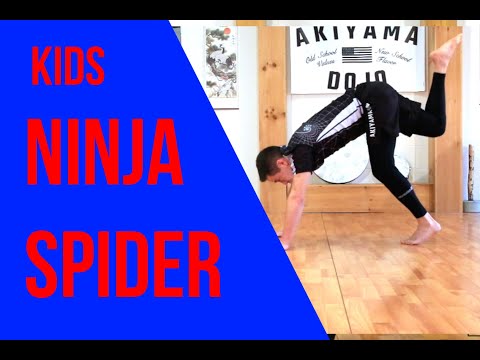 Kids Ninja Spider Workout