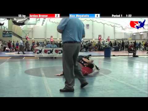 Jordan Bremer vs. Nico Megaludis at 2013 ASICS University Nationals - FS