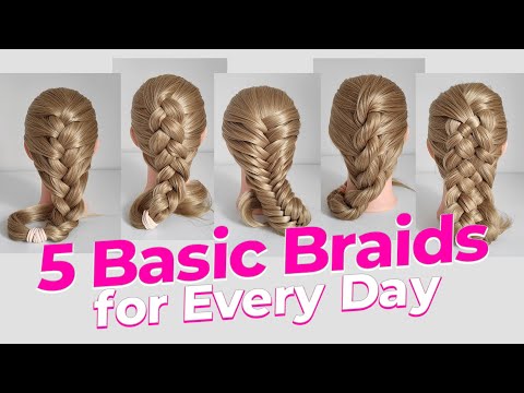 5 Easy Basic Braids for Every Day