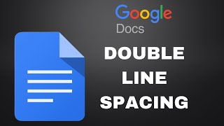 Double Line Spacing In Google Docs