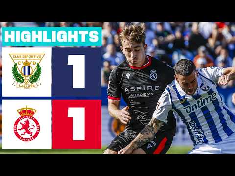 CD LEGANÉS 1 - 1 CULTURAL Y DEPORTIVA LEONESA | RESUMEN LALIGA HYPERMOTION