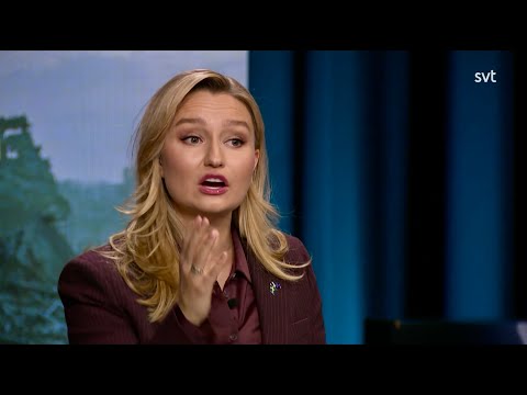 Nooshi Dadgostar & Ebba Busch bråkar under partiledardebatten 