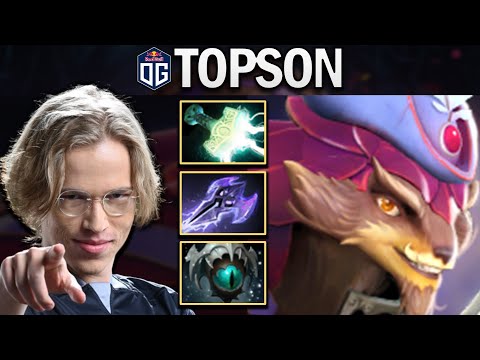OG.TOPSON PANGOLIER WITH 18 KILLS - DOTA 2 7.28 GAMEPLAY