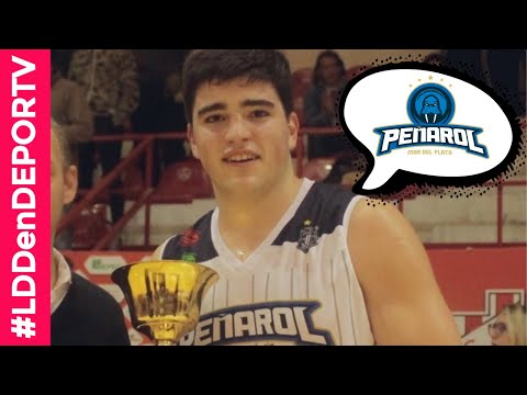 Juan Fernández (Peñarol de Mar del Plata), MVP, tras el 93-91 ante Instituto - Liga de Desarrollo