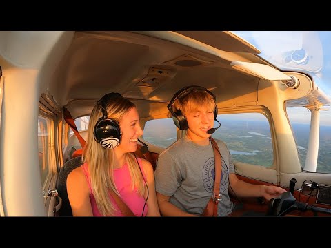 My Sisters First Flight in a Cessna 172