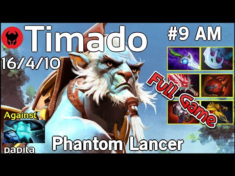 Timado [Infamous] plays Phantom Lancer!!! Dota 2 Full Game 7.19