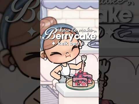 HOW TO MAKE BERRY CAKE 🍰 AVATAR WORLD 🍓🫐 #shorts #avatarworld