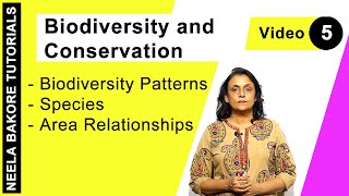 Biology For NEET & AIIMS | Biodiversity and Conservation - Patterns - Species - Area Relationships