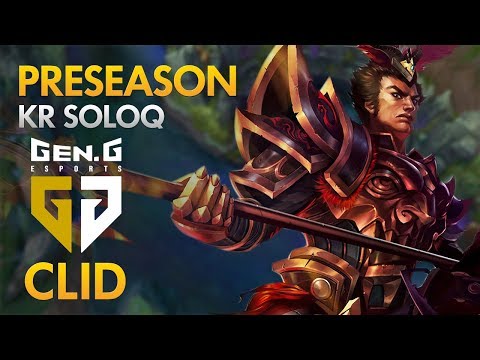 Preseason: Gen.G Clid - Jarvan Jungle - KDA 12/3/17