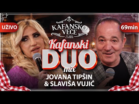 JOVANA TIPSIN & SLAVISA VUJIC - KAFANSKI DUO MIX 69MIN | UZIVO | (ORK. GORANA TODOROVICA) | 2023