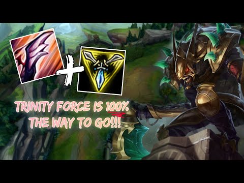 Kha'zix Top lane #3 ||Trinity force with Q evolve is really good|| [Irelia]