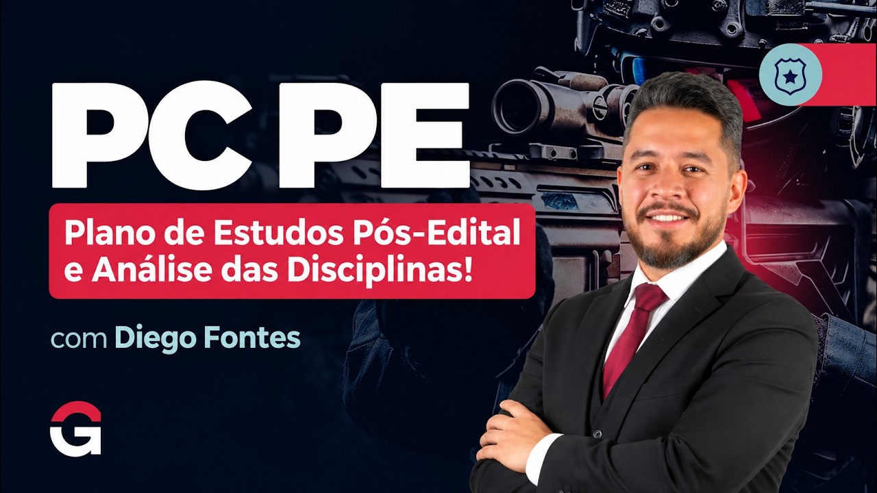 PC PE: Plano de Estudos Pós-Edital e Análise das Disciplinas!